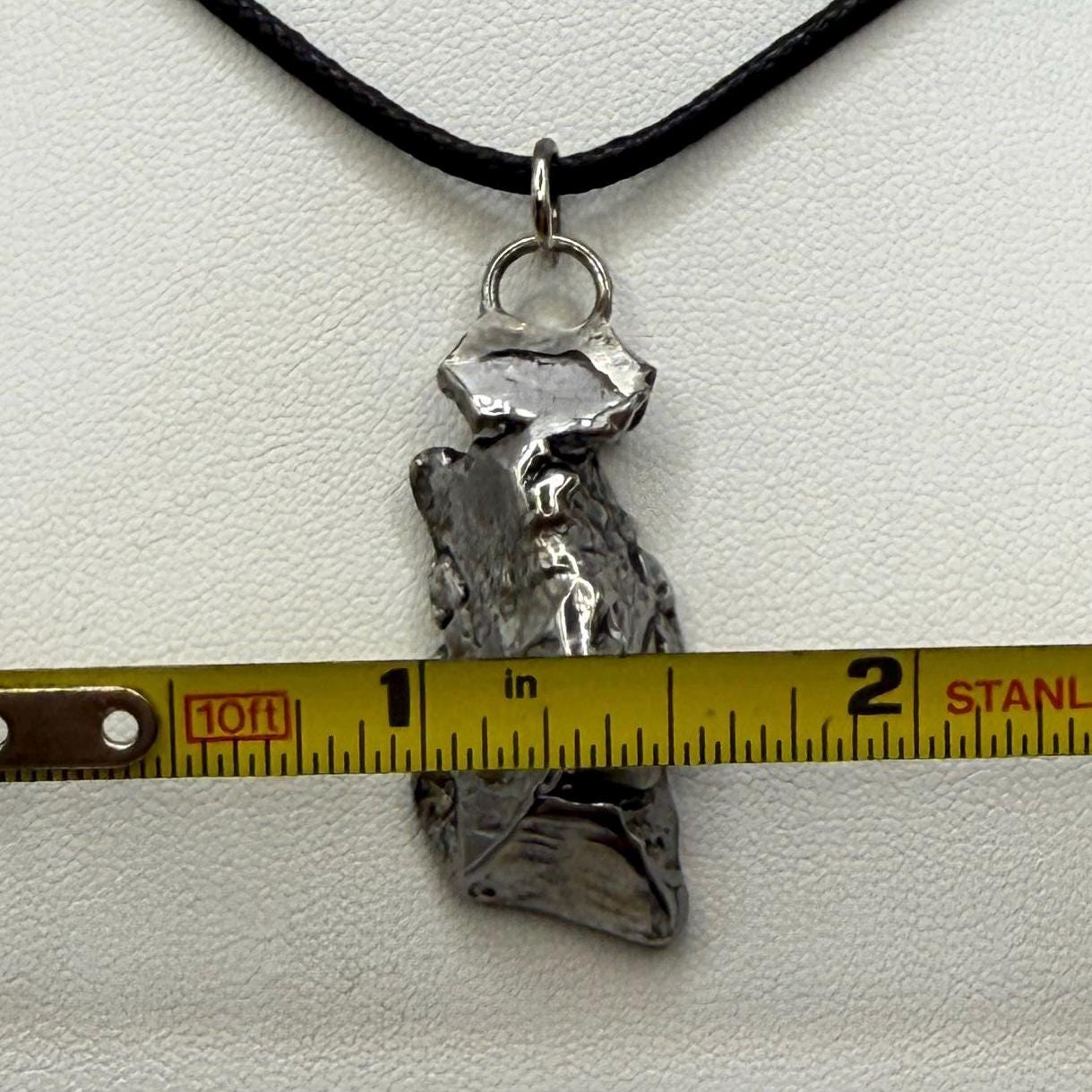 Beautiful Aletai Meteorite Pendant, 12.79 grams, Astronomy Gift, Authentic Meteorite, Meteorite Jewelry, Meteorite Pendant, COA, Space Gift