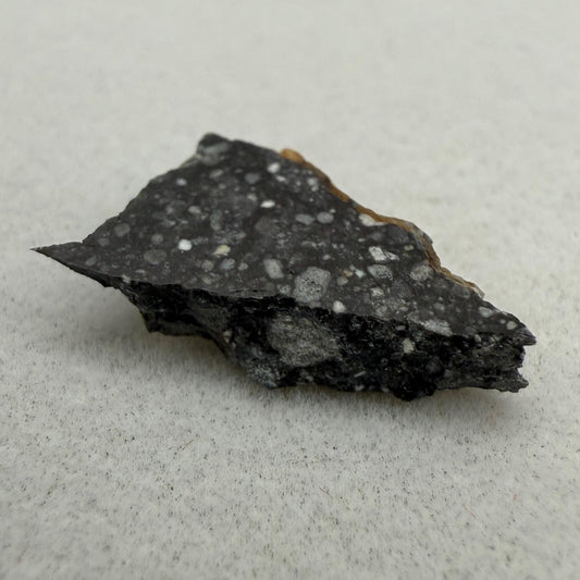 NWA 17679 Lunar Meteorite Slice, Rare Feldspathic Breccia Lunar, Mauritania, Africa, Moon Rock, Astronomy Gift, 0.37 grams