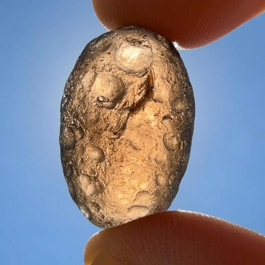 Colombianite Pseudotektite: Top Quality, Rare and Sacred Stone from Colombia, 7.89 grams