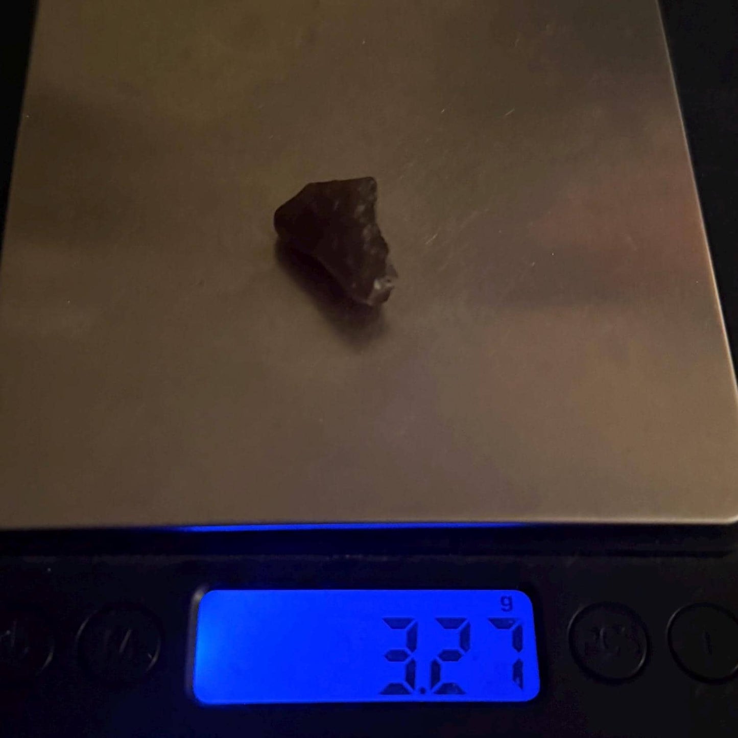 Golden Amber Saffordite: Rare Arizona Pseudotektite, Meditation Stone, 3.27 grams