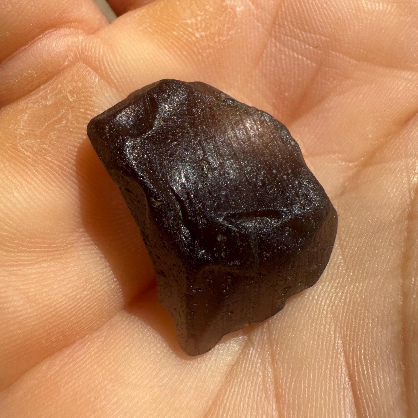 Colombianite Pseudotektite: Sacred Meditation Stone, Colombia, 4.99 grams