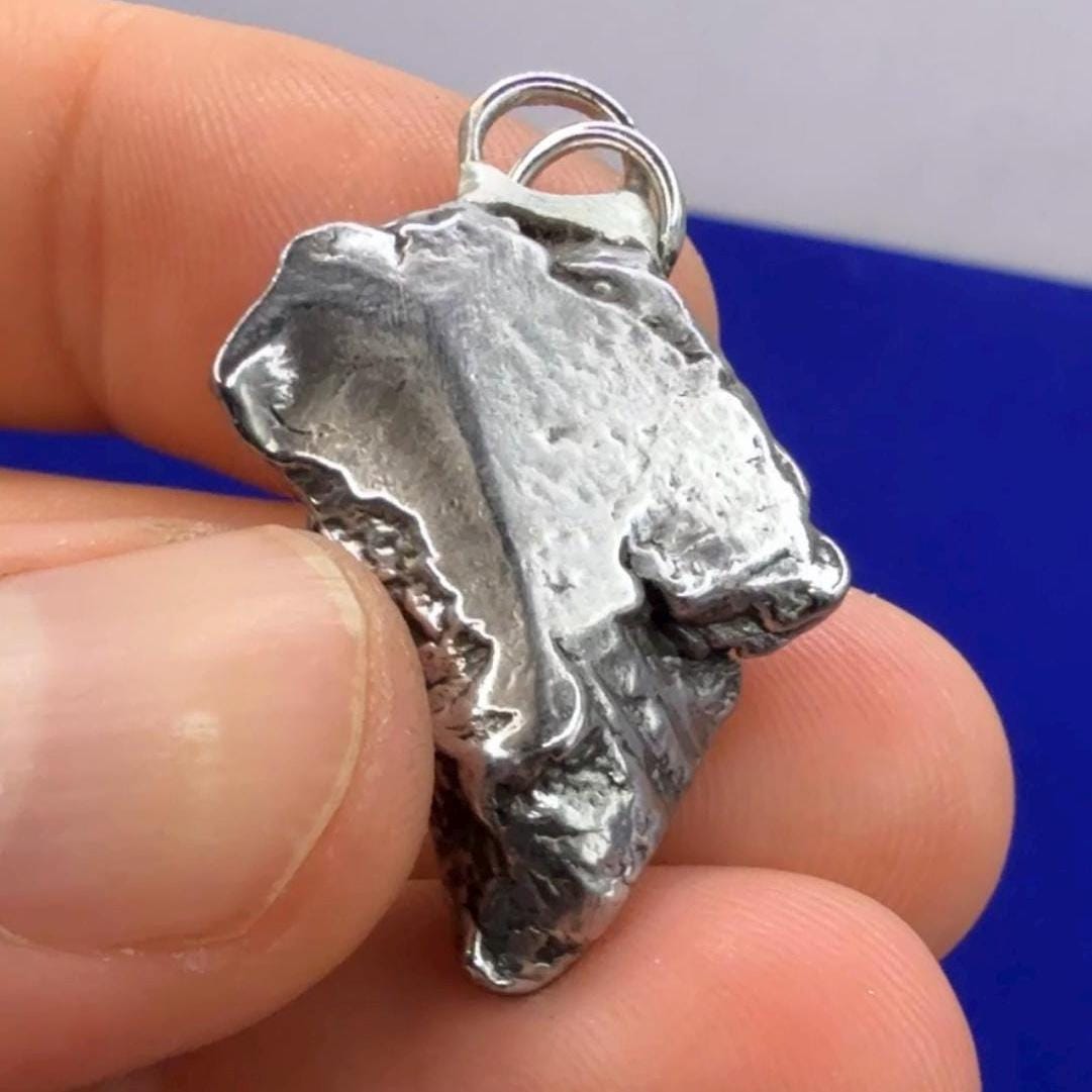 Beautiful Aletai Meteorite Pendant, 12.62 grams, Astronomy Gift, Authentic Meteorite, Meteorite Jewelry, Meteorite Pendant, COA, Space Gift