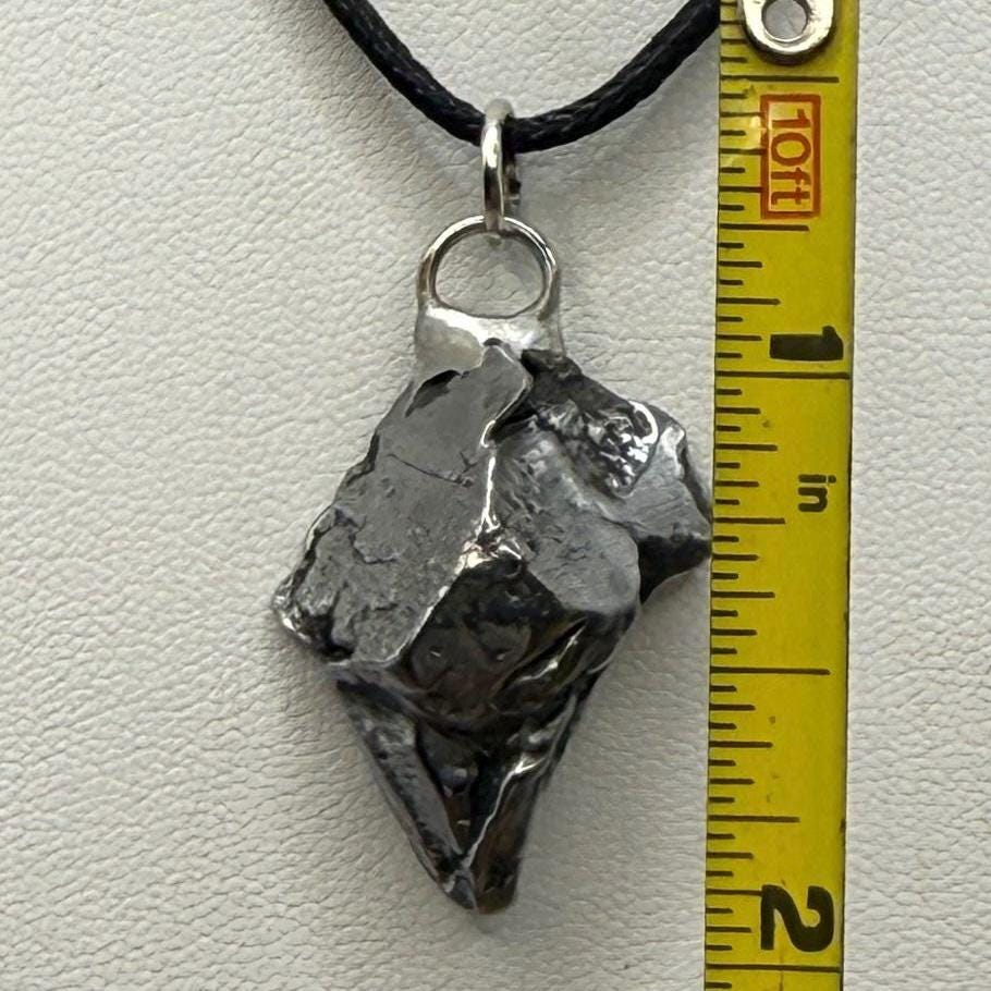 Beautiful Aletai Meteorite Pendant, 12.62 grams, Astronomy Gift, Authentic Meteorite, Meteorite Jewelry, Meteorite Pendant, COA, Space Gift