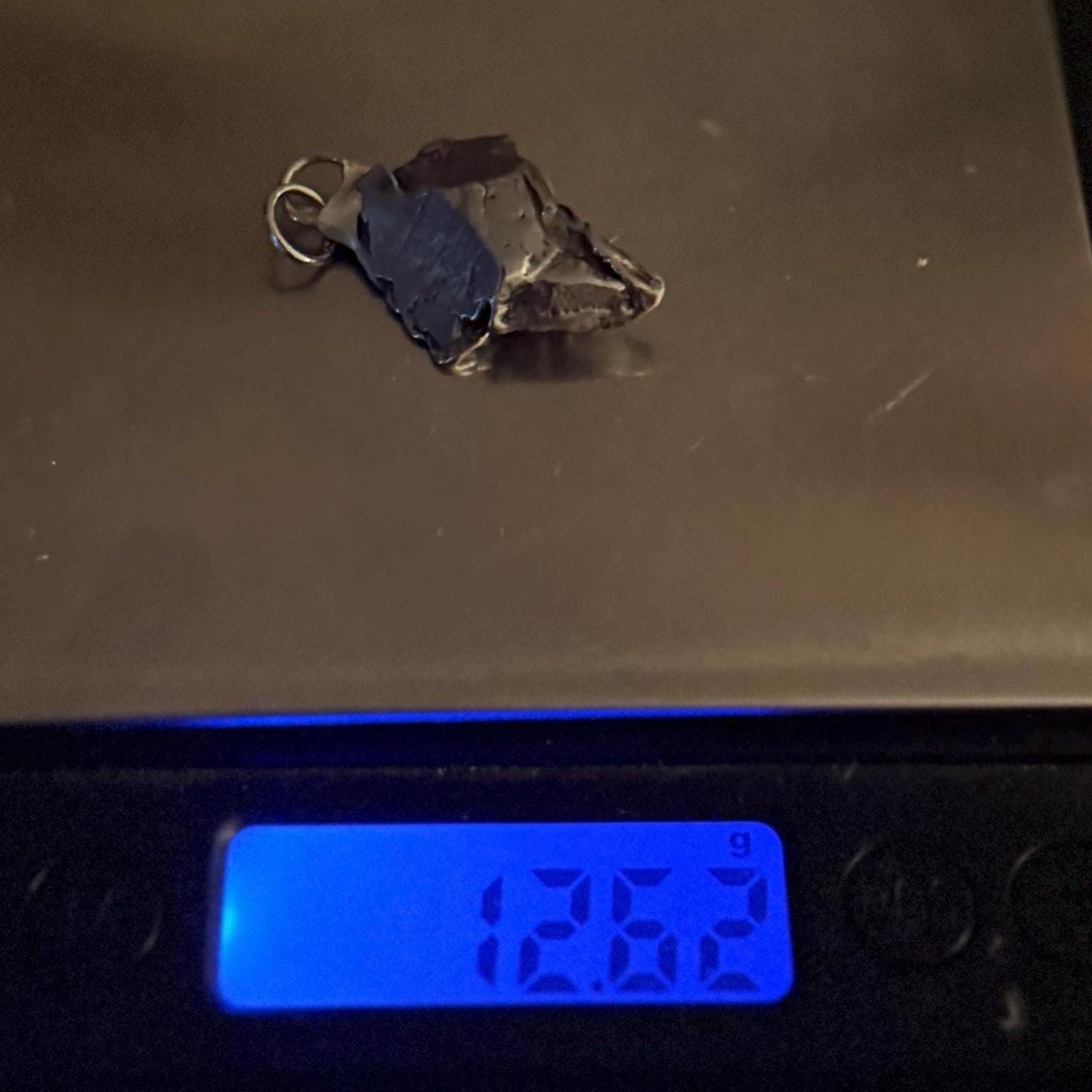 Beautiful Aletai Meteorite Pendant, 12.62 grams, Astronomy Gift, Authentic Meteorite, Meteorite Jewelry, Meteorite Pendant, COA, Space Gift