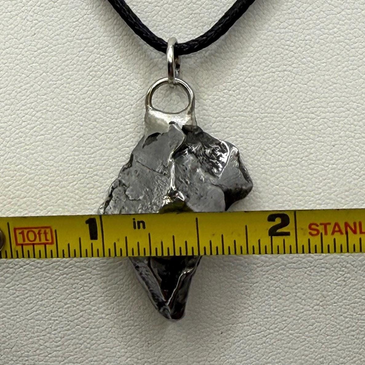 Beautiful Aletai Meteorite Pendant, 12.62 grams, Astronomy Gift, Authentic Meteorite, Meteorite Jewelry, Meteorite Pendant, COA, Space Gift