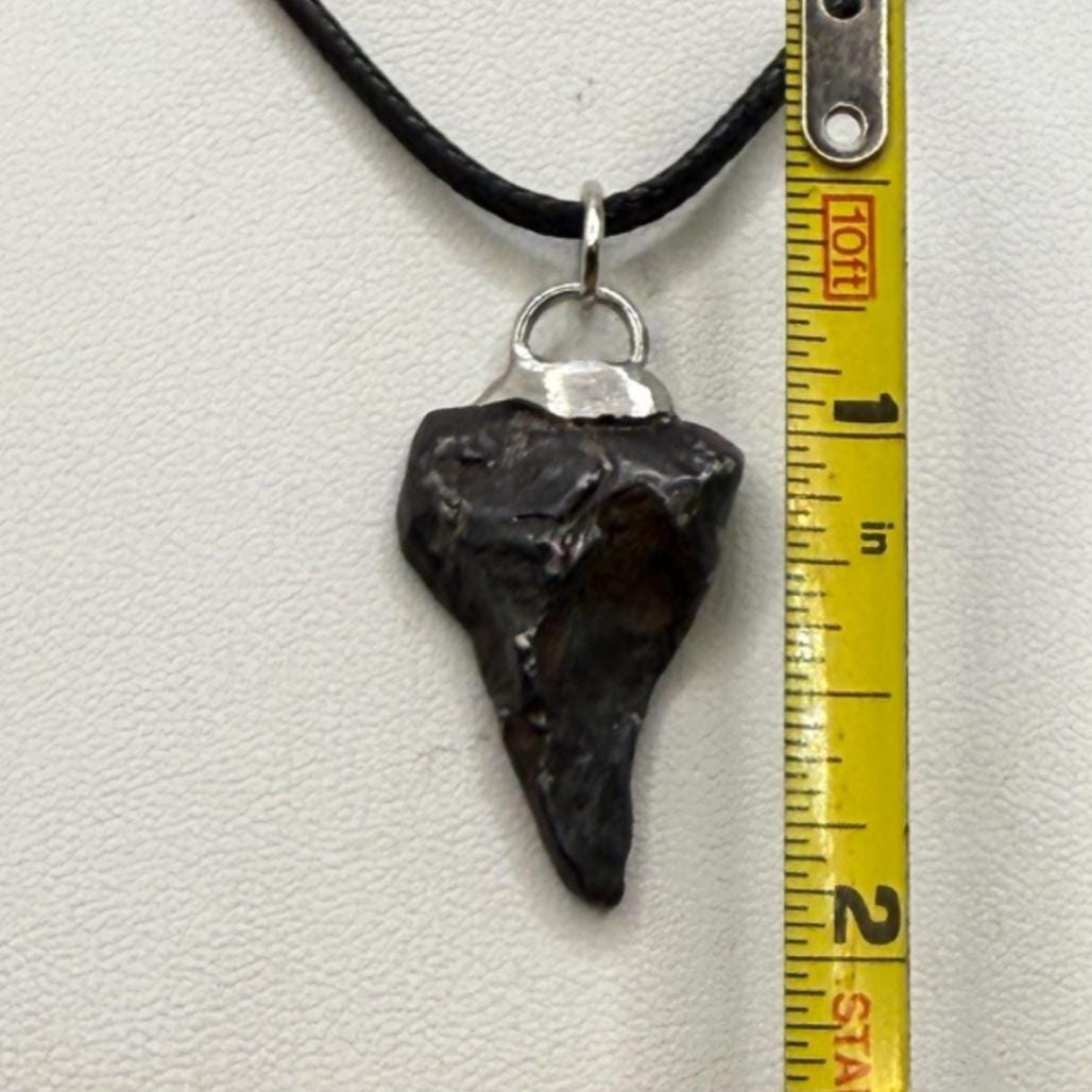 Agoudal Meteorite Pendant, Agoudal, Astronomy Gift, Space Gift, Iron Meteorite, Handmade Pendant, Authentic Iron Meteorite, 6.18 Grams