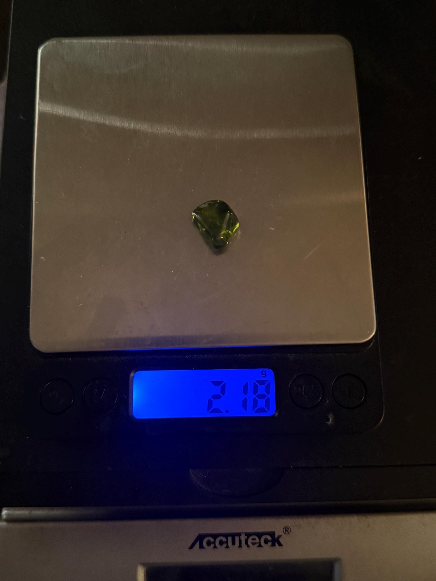 High Quality Arizona Peridot Crystal 2.18g / 10.9 Carats, Natural Green Gemstone, Collector Specimen, August Birthstone Jewelry