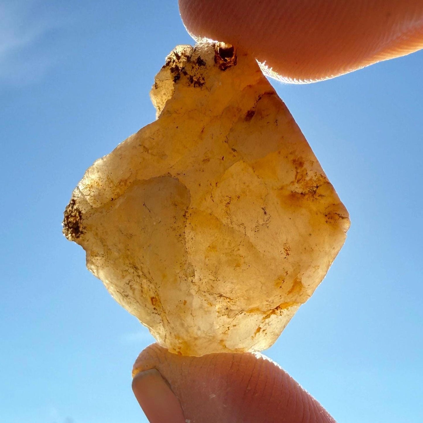 Golden Brazilian Phenacite Crystal: High-Vibration Gemstone, Reiki Energy Work, 13.98g/69.9ct