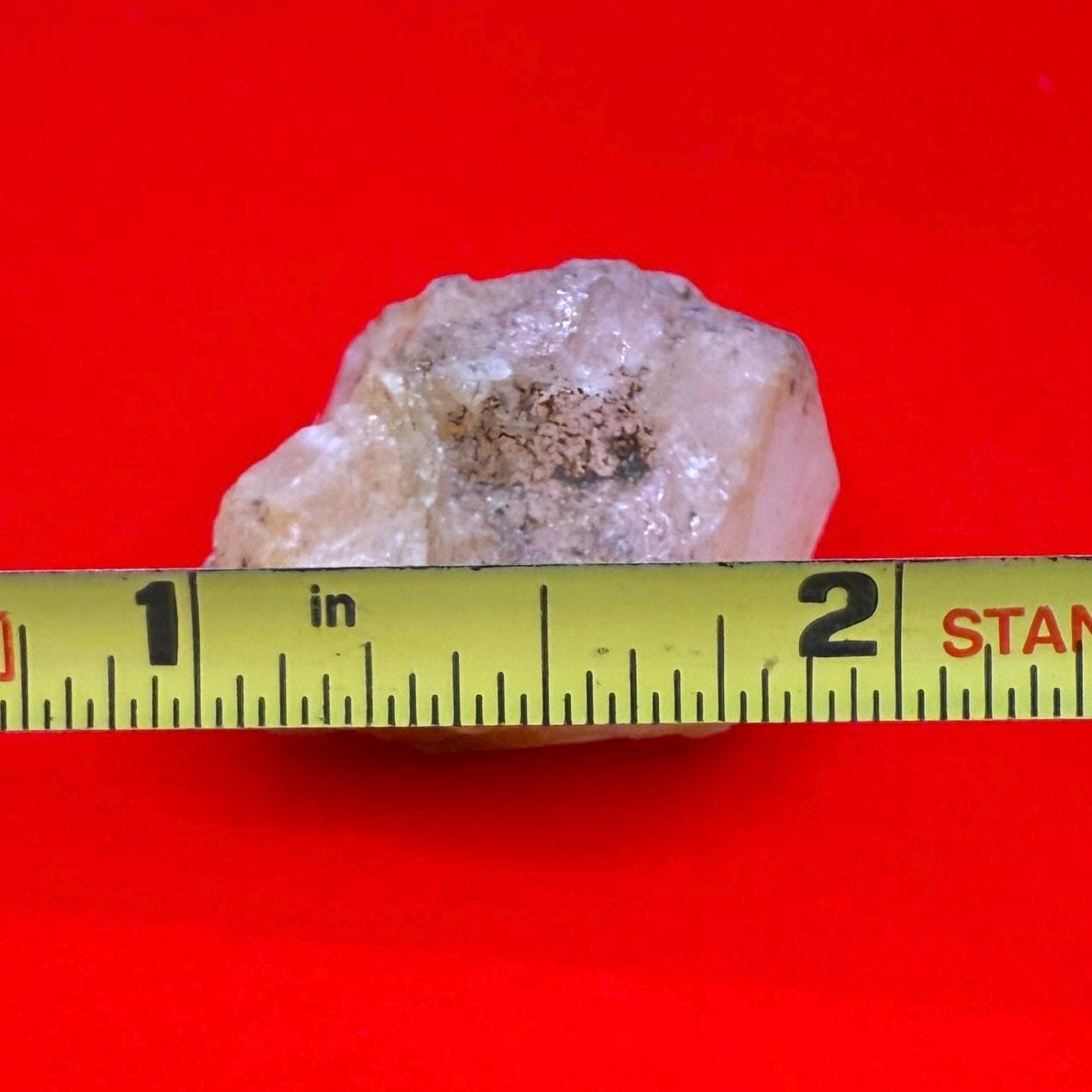 Golden Brazilian Phenacite Crystal: High-Vibration Gemstone, Reiki Energy Work, 13.98g/69.9ct