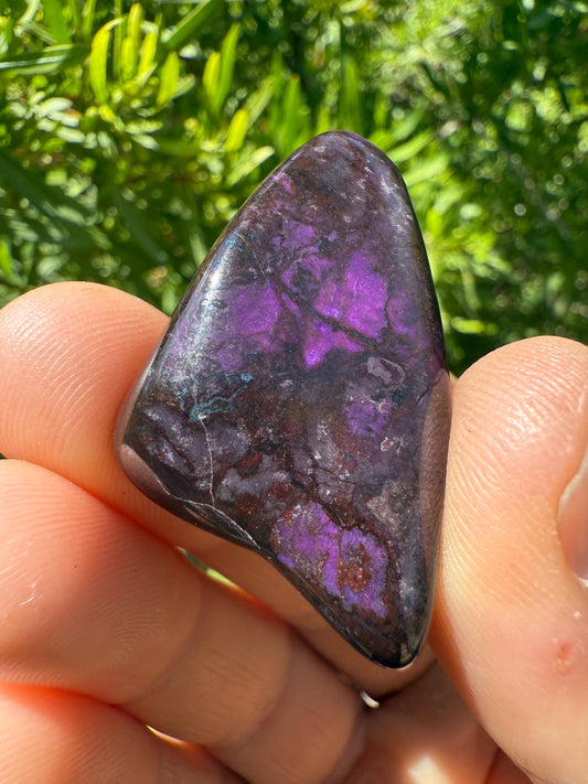 Polished Sugalite Specimen: Rare South African Reiki Stone, 15.39 grams
