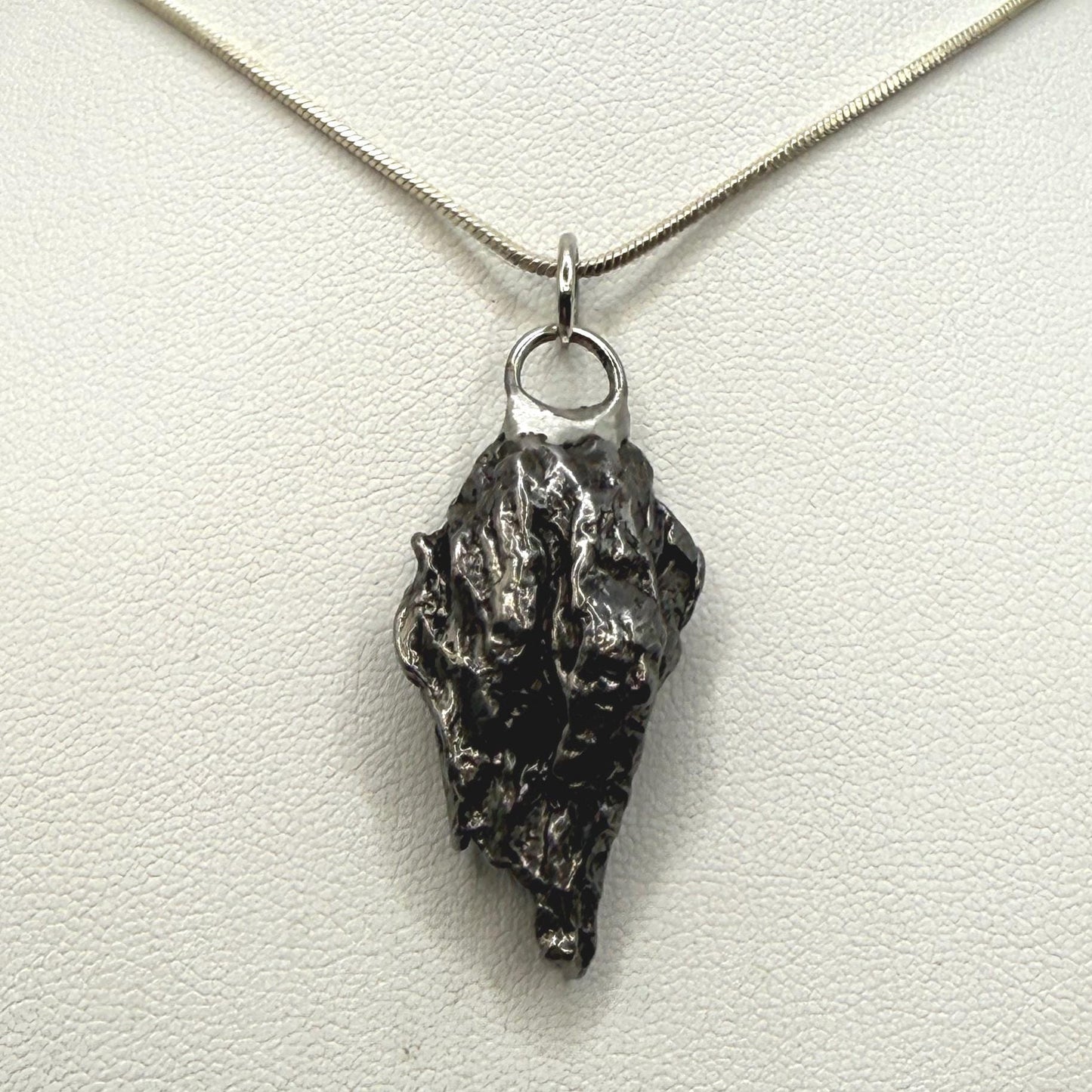 Beautiful Meteorite Campo del Cielo Pendant 12.56 Grams, Astronomy Gift, Authentic Meteorite, Meteorite Jewelry, Meteorite Pendant, COA
