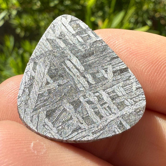 Aletai Meteorite Guitar Pick: Etched Iron, Unique Music Gift, 8.21 grams