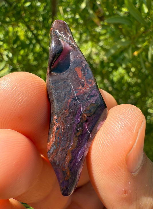Polished Sugalite Specimen: Rare South African Reiki Stone, 6.25 grams