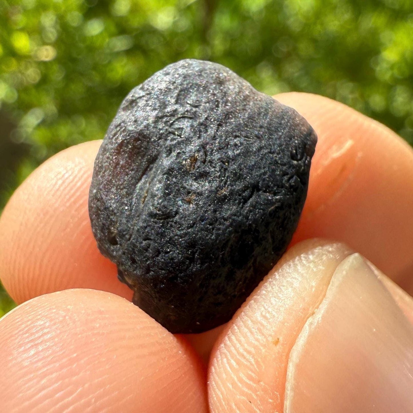 Saffordite Specimen: Arizona Cintamani Stone, Metaphysical Obsidian, Pseudo-Tektite, 1.21 grams