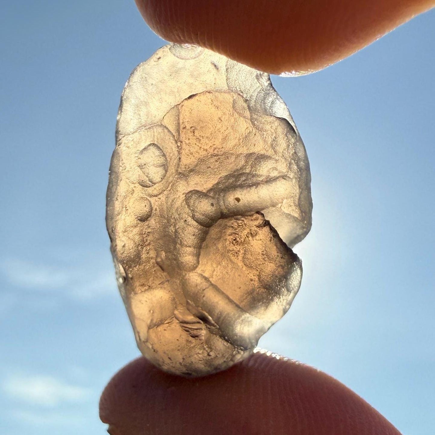 Colombianite Specimen, Beautiful and Translucent, Shamanic, Tektite, Pseudotektite, Obsidian, Healing Energy, Metaphysical, 5.14 grams