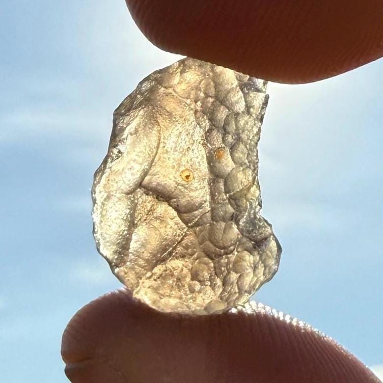 Colombianite Specimen, Beautiful and Translucent, Shamanic, Tektite, Pseudotektite, Obsidian, Healing Energy, Metaphysical, 1.77 grams