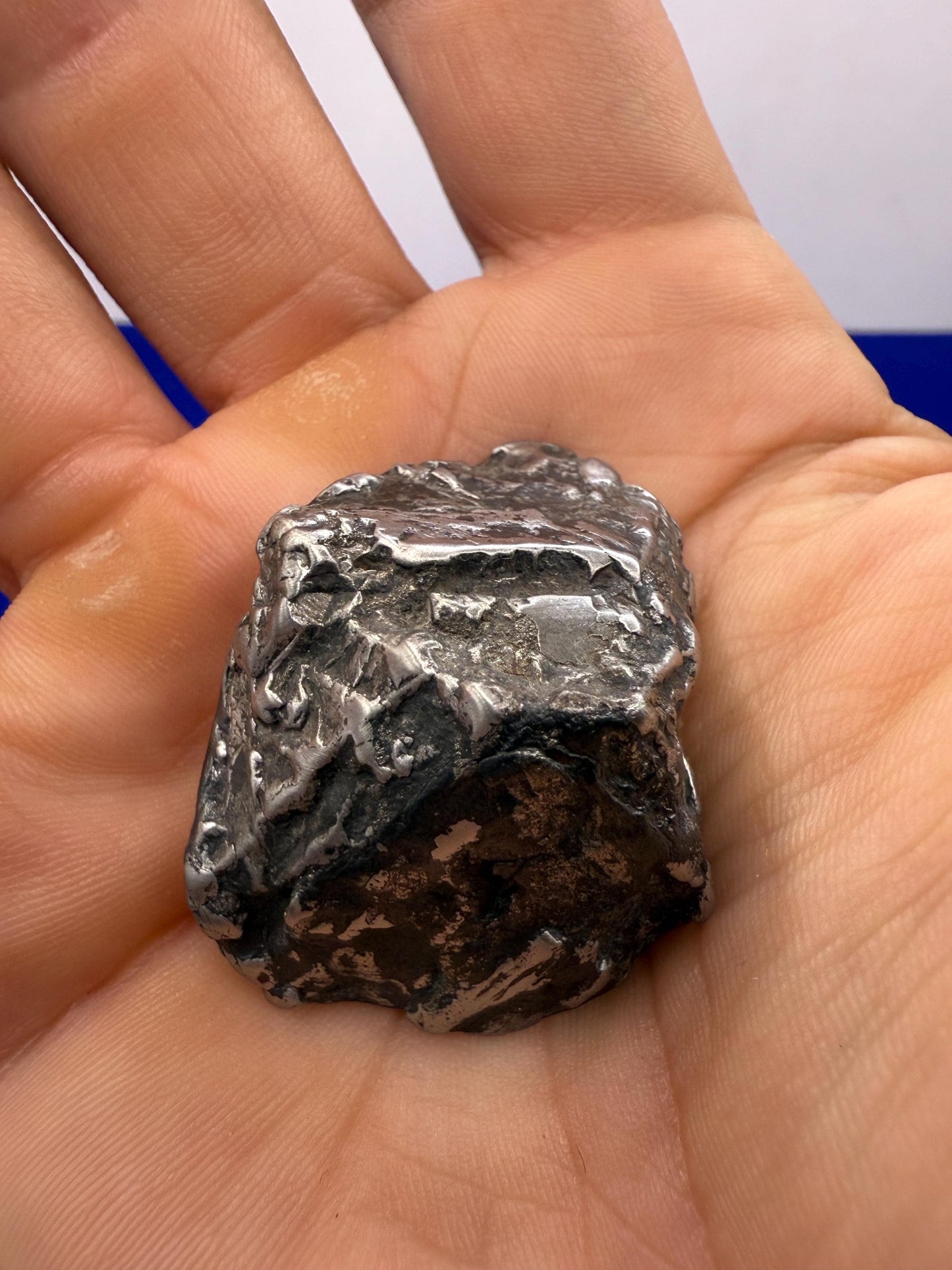 Uruacu Iron Meteorite Specimen: Space Gift, Authentic Meteorite, Brazil, 68.44 grams