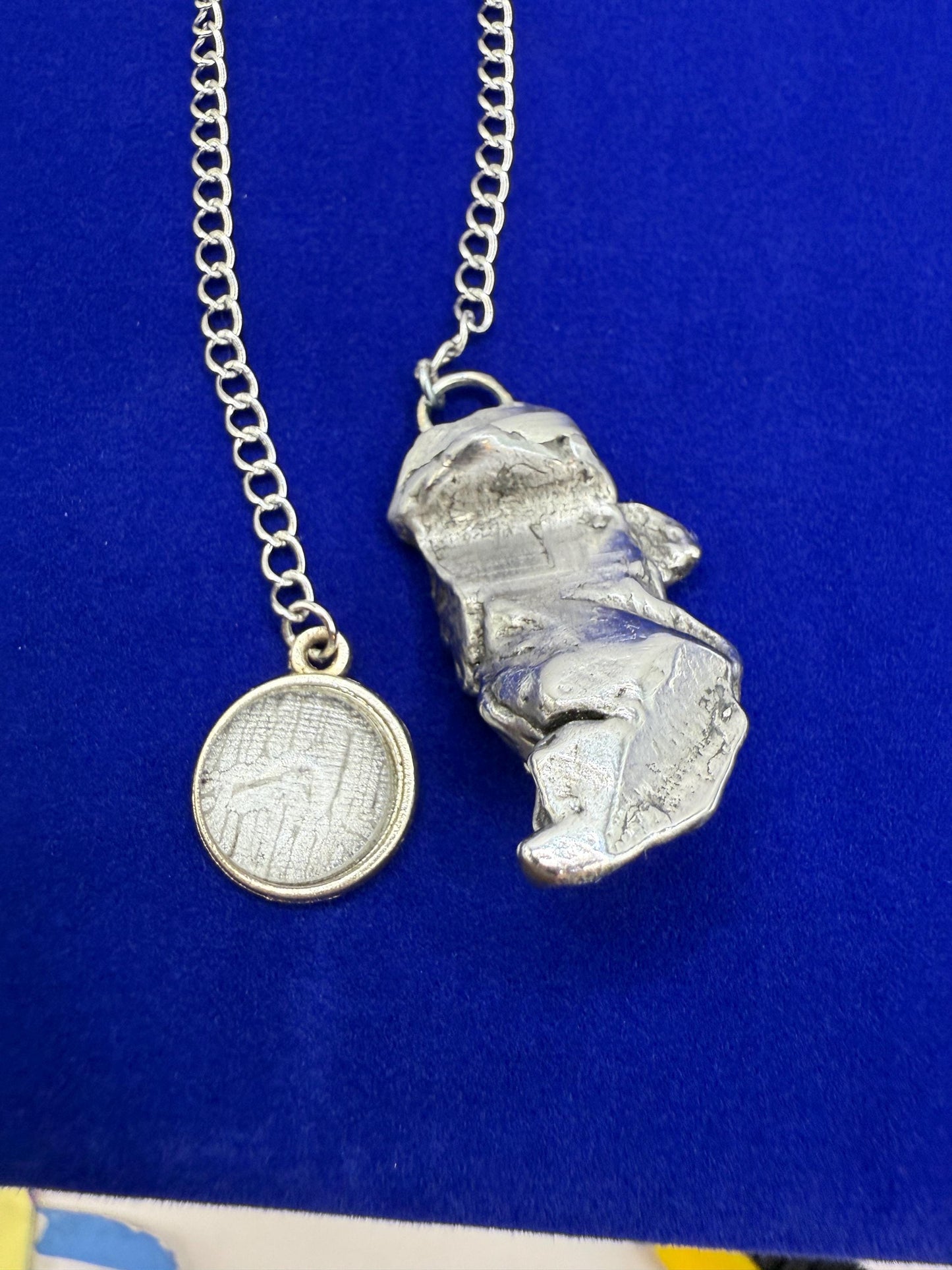 Beautiful Aletai Meteorite Pendulum, 24.75 grams, Astronomy Gift, Meditation Tool, Authentic Meteorite, Pendulum, Meteorite Pendant