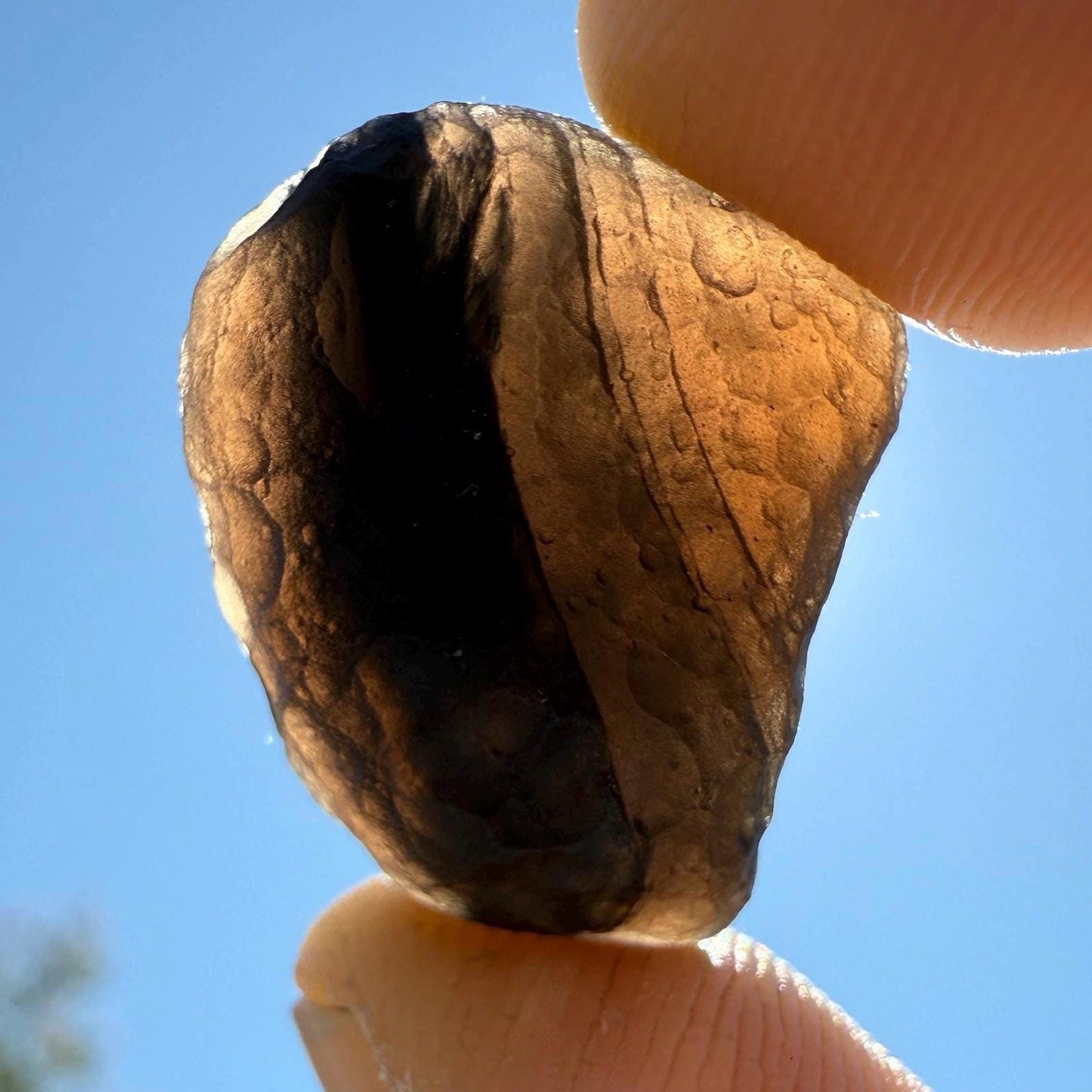 Saffordite Cintamani Stone: Rare Arizona Tektite, 4.42 grams