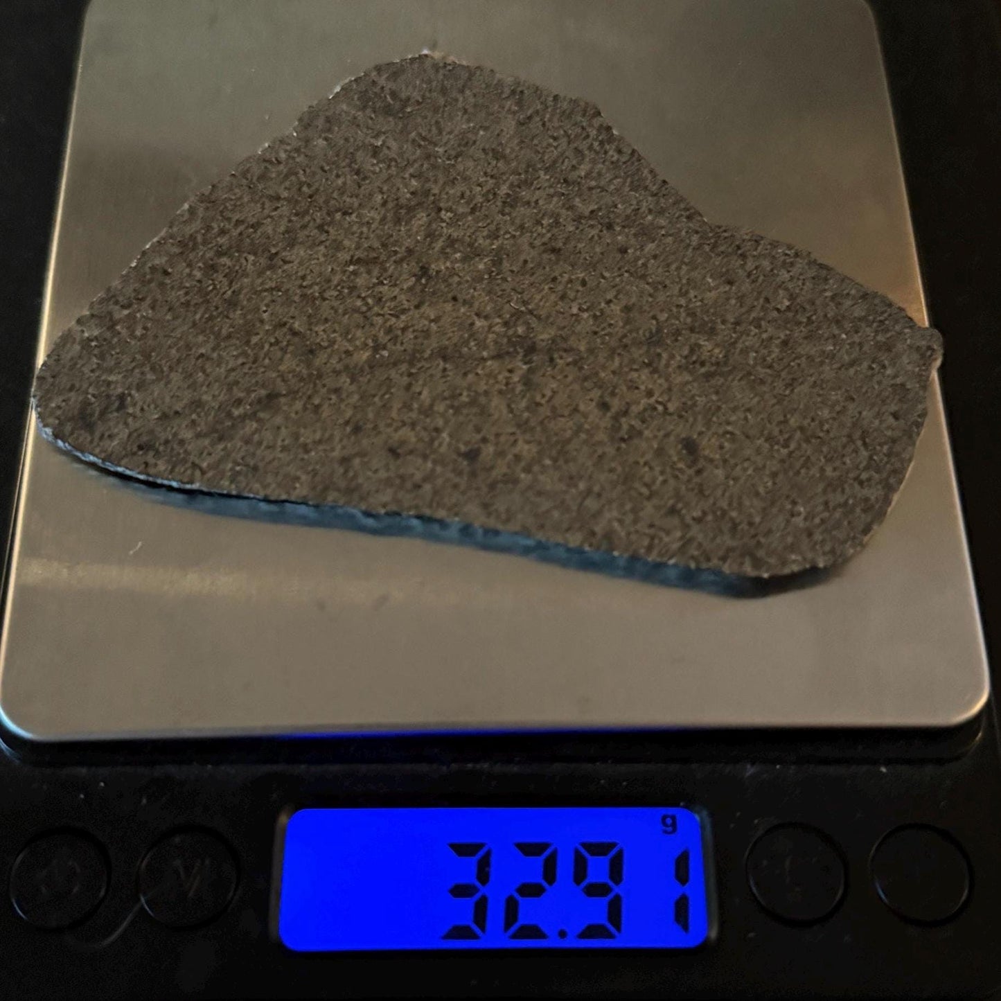 Rare Martian Meteorite Slice – 32.91g NWA 17472 Basaltic Shergottite | Certified Mars Rock | Collectible Space Specimen