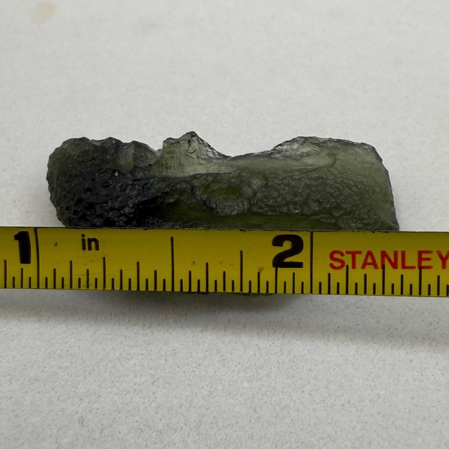Authentic Moldavite Tektite Specimen: Czech Republic, Reiki Energy, 4.95g/24.75ct