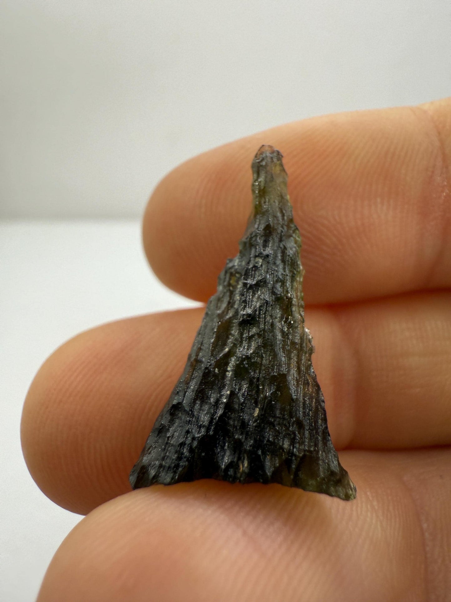 Authentic Moldavite Tektite Specimen: Czech Republic, Reiki Energy, 1.61g/8.05ct