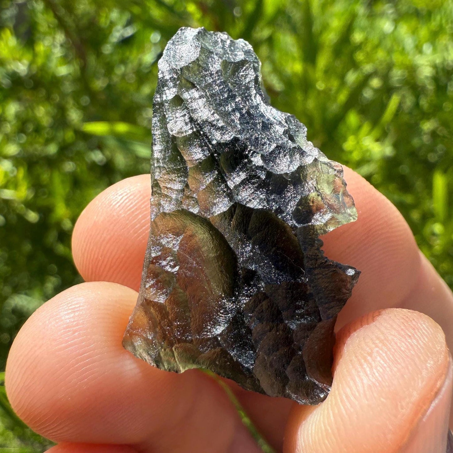 Authentic Moldavite Tektite Specimen: Czech Republic, Reiki Energy, 6.39g/31.95ct