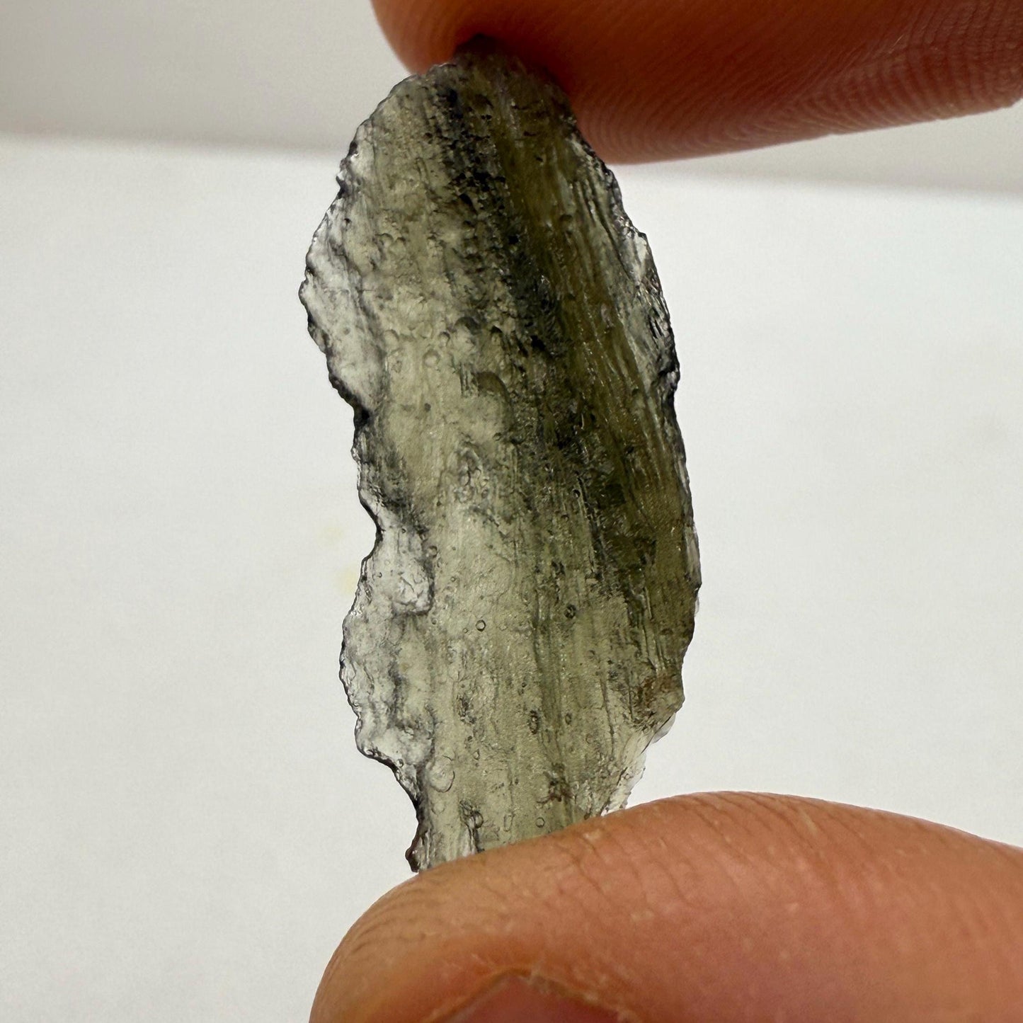 Authentic Moldavite Tektite Specimen: Czech Republic, Reiki Energy, 1.61g/8.05ct