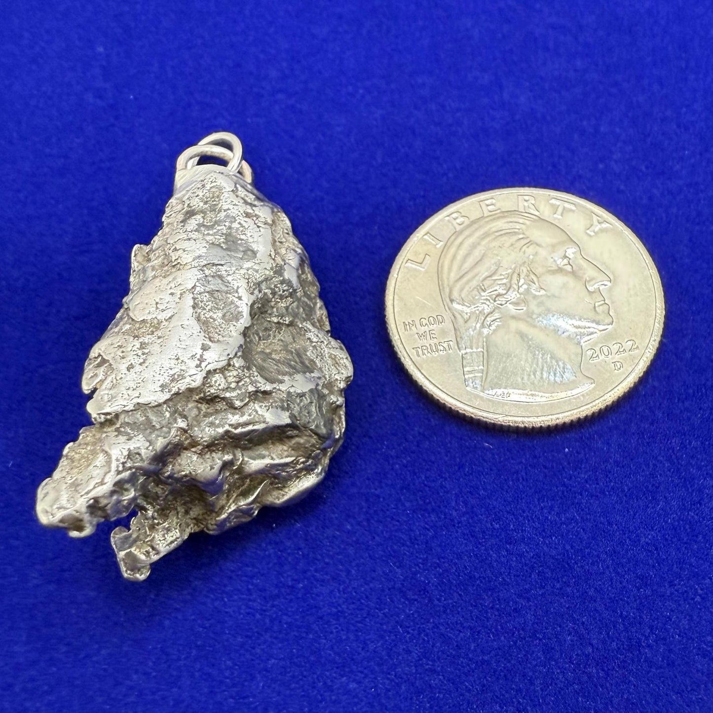 Uruaçu Meteorite Pendant: Uruacu, Rare Iron Space Gift, Brazil, 32.62 grams