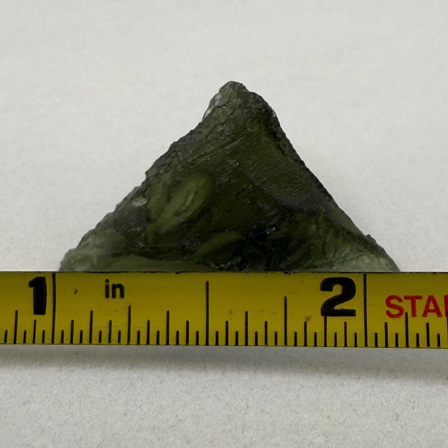 Authentic Moldavite Tektite Specimen: Czech Republic, Reiki Energy, 3.54g/17.7ct