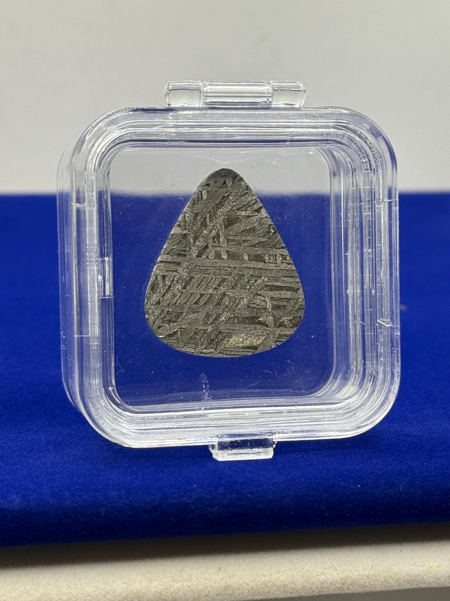 Aletai Meteorite Guitar Pick: Etched Iron, Unique Astronomy Gift, 7.30 grams