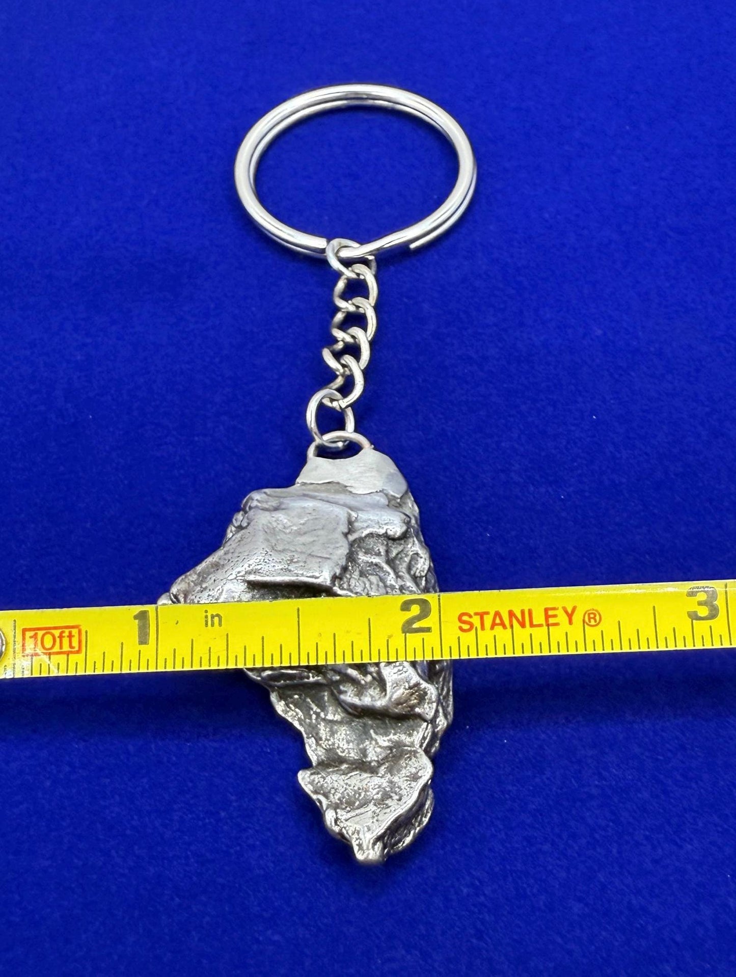 Meteorite Keychain, Campo del Cielo Meteorite, Cosmic Keychain, Authentic Meteorite, Space Accessories, Astronomy Gift, Space Gift, 35.06g