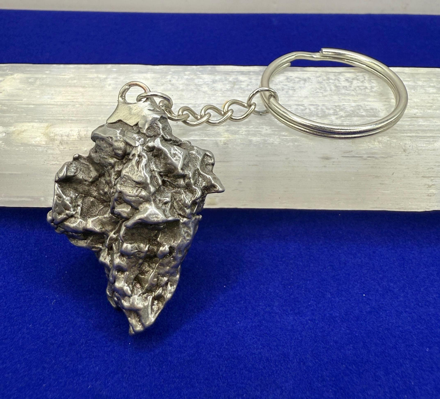 Meteorite Keychain, Campo del Cielo Meteorite, Cosmic Keychain, Authentic Meteorite, Space Accessories, Astronomy Gift, Space Gift, 47.92g