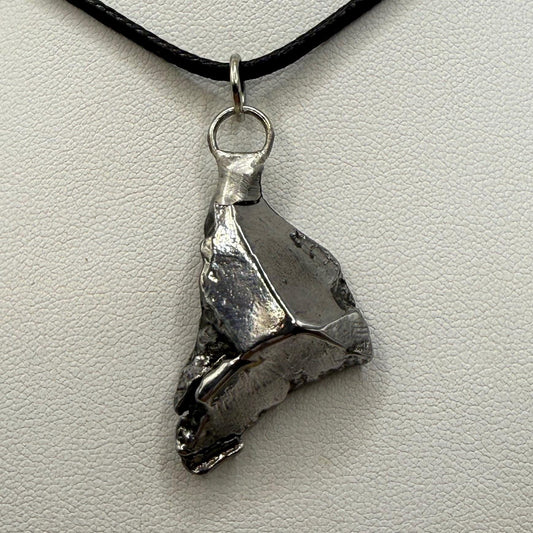 Beautiful Aletai Meteorite Pendant, 12.82 grams, Astronomy Gift, Authentic Meteorite, Meteorite Jewelry, Meteorite Pendant, COA, Space Gift