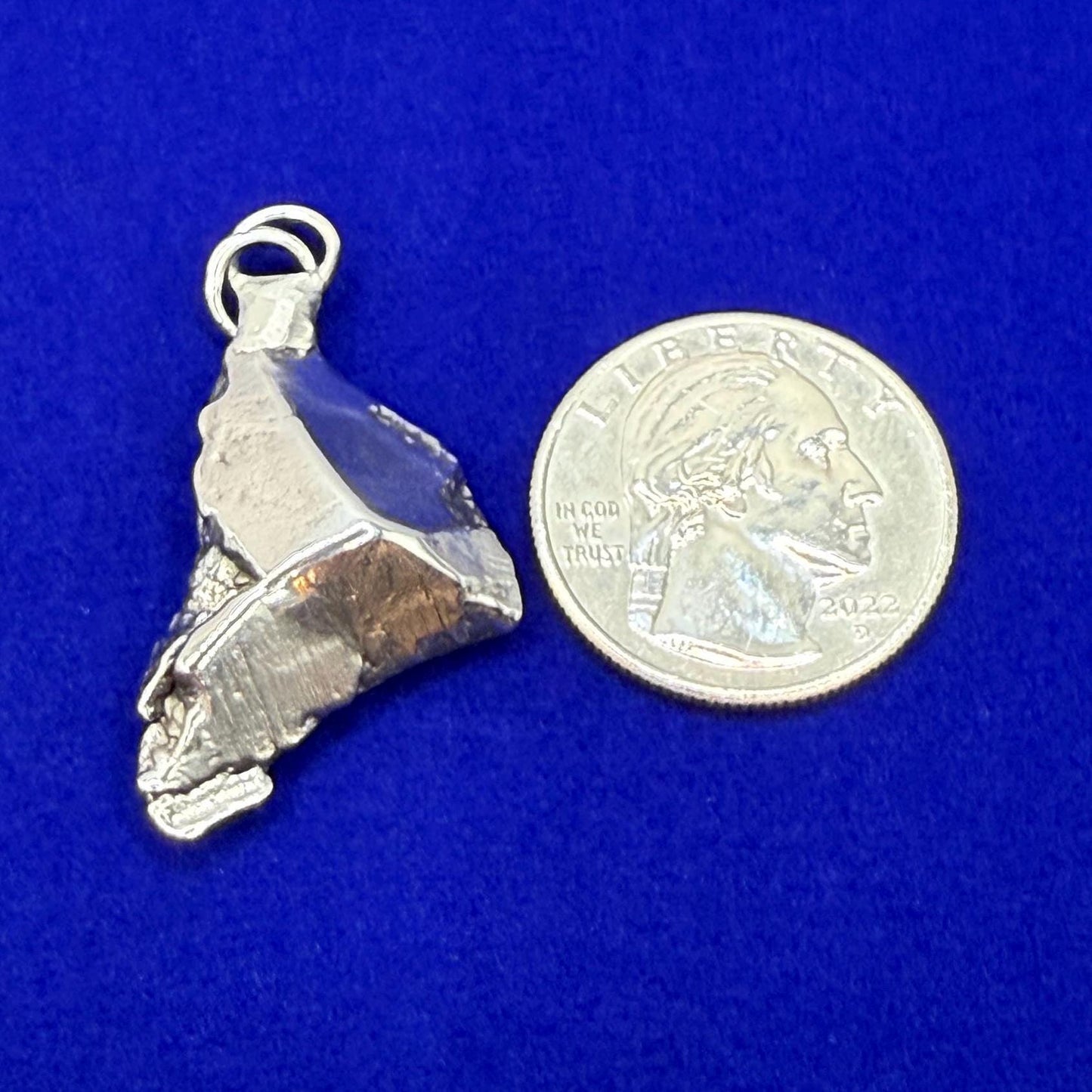 Beautiful Aletai Meteorite Pendant, 12.82 grams, Astronomy Gift, Authentic Meteorite, Meteorite Jewelry, Meteorite Pendant, COA, Space Gift