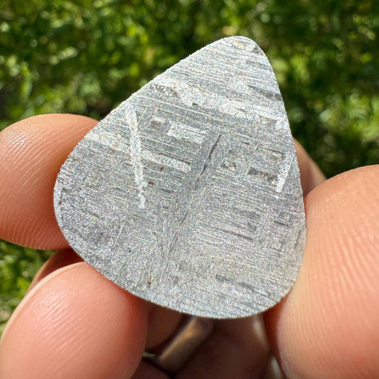 Aletai Meteorite Guitar Pick, Etched & Polished, 8.02g, Authentic Iron Meteorite, Truly Out of This World, Unique Music Gift, Astronomy Gift