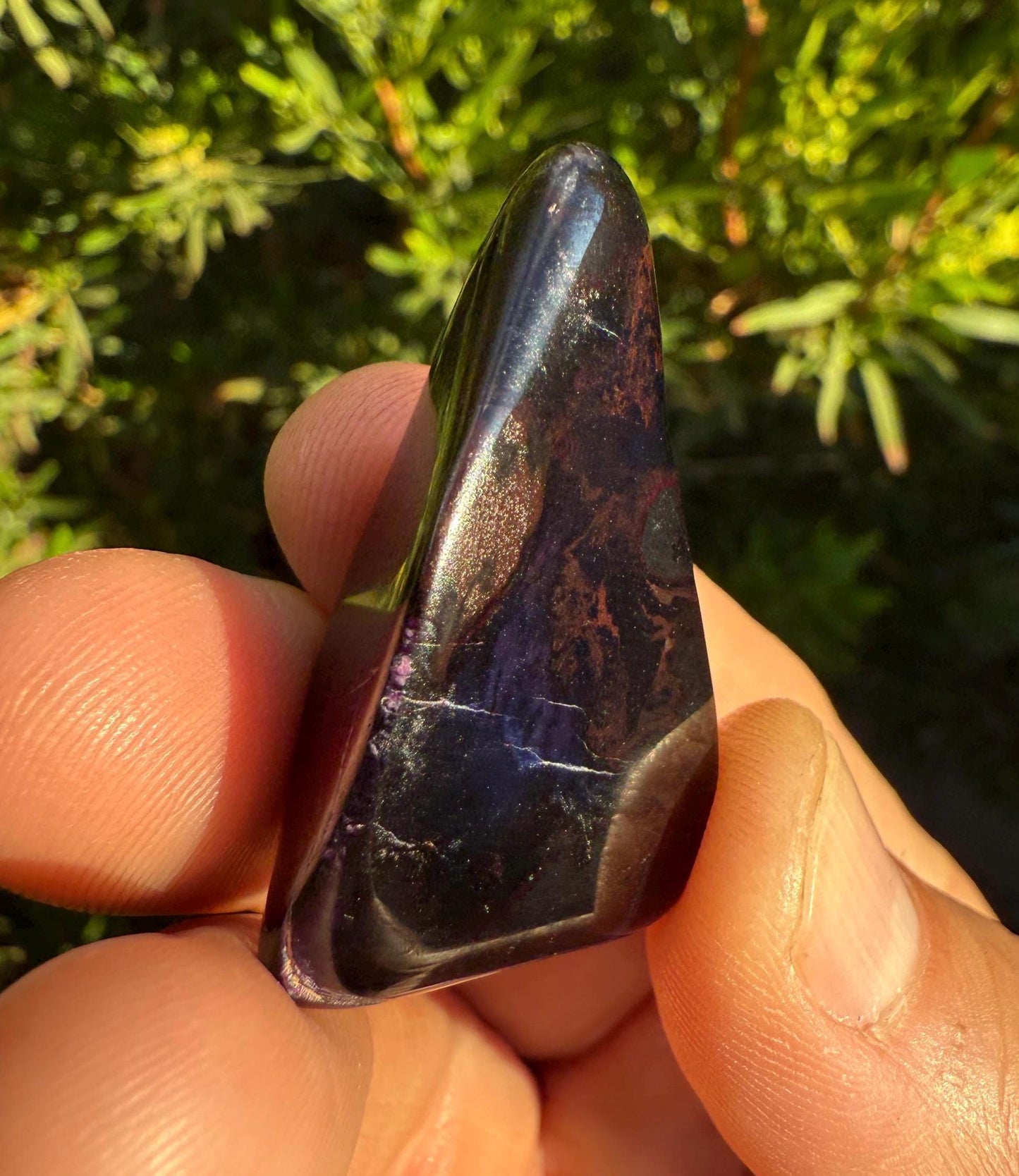 Polished Sugalite Specimen: Rare South African Reiki Stone, 17.88 grams