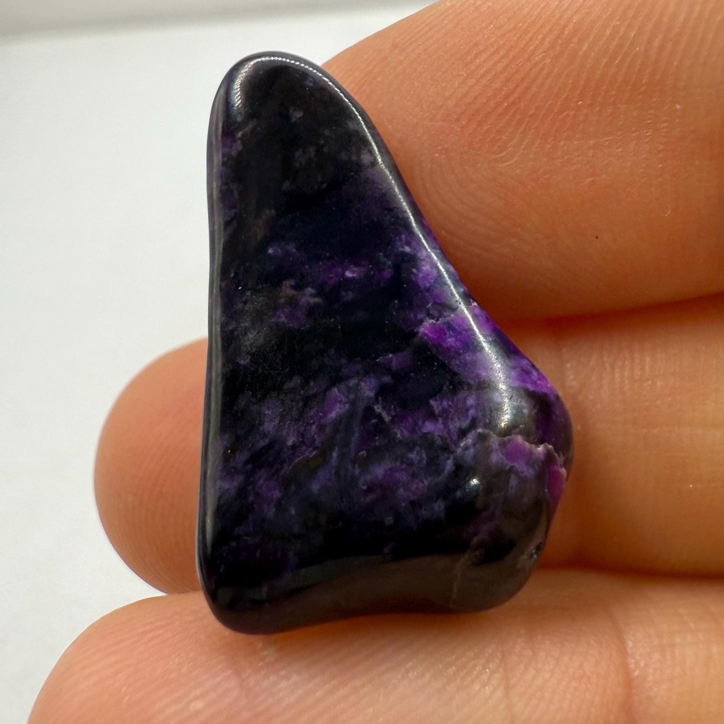 Polished Sugalite Specimen: Rare South African Reiki Stone, 4.01 grams