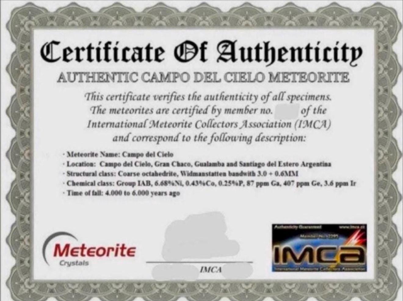 Campo del Cielo Meteorite Pendulum, Rare Cosmic Divination Tool, Crystal Healing Gift, 30.65g