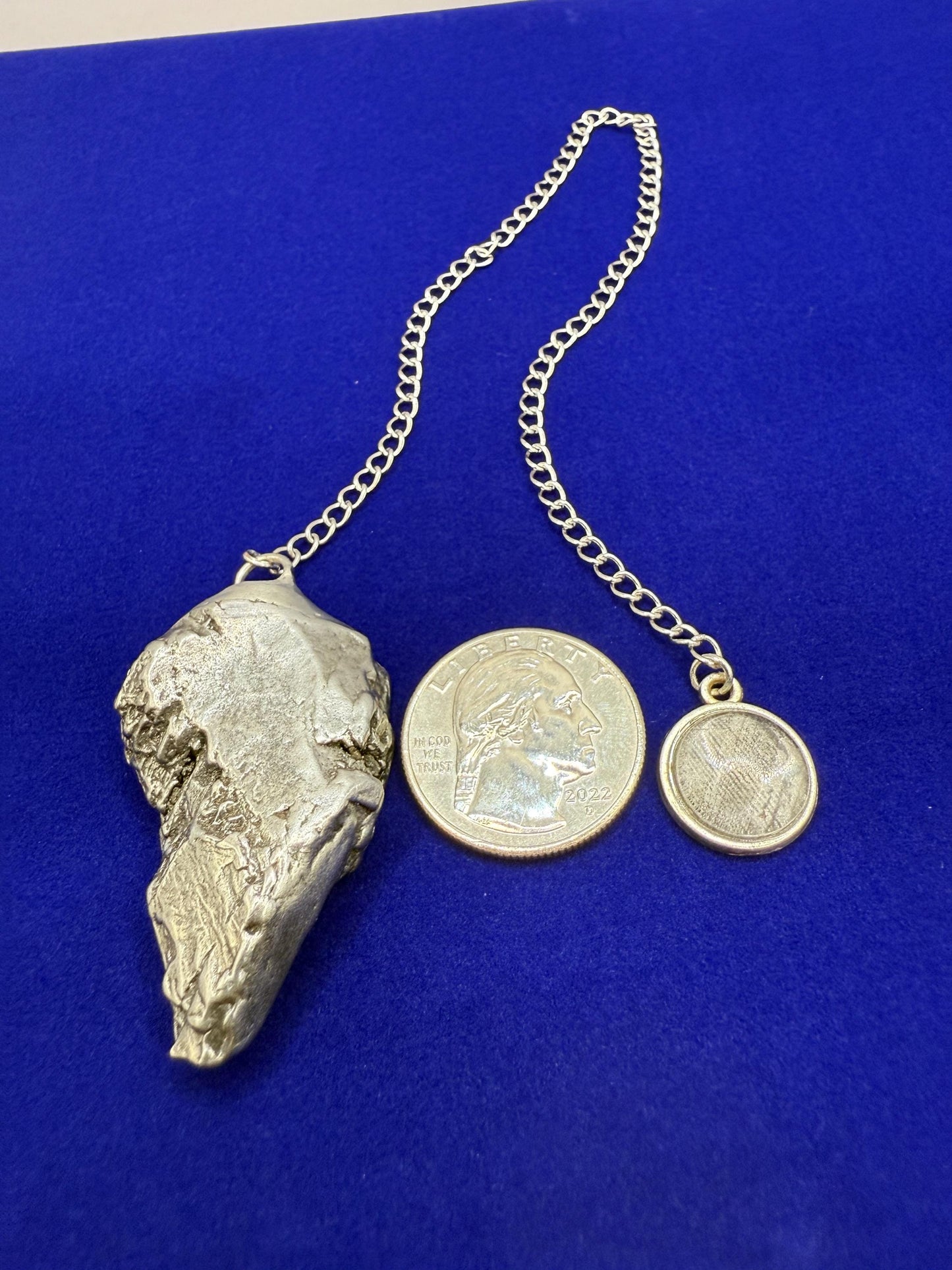 Campo del Cielo Meteorite Pendulum, Rare Cosmic Divination Tool, Crystal Healing Gift, 52.38g