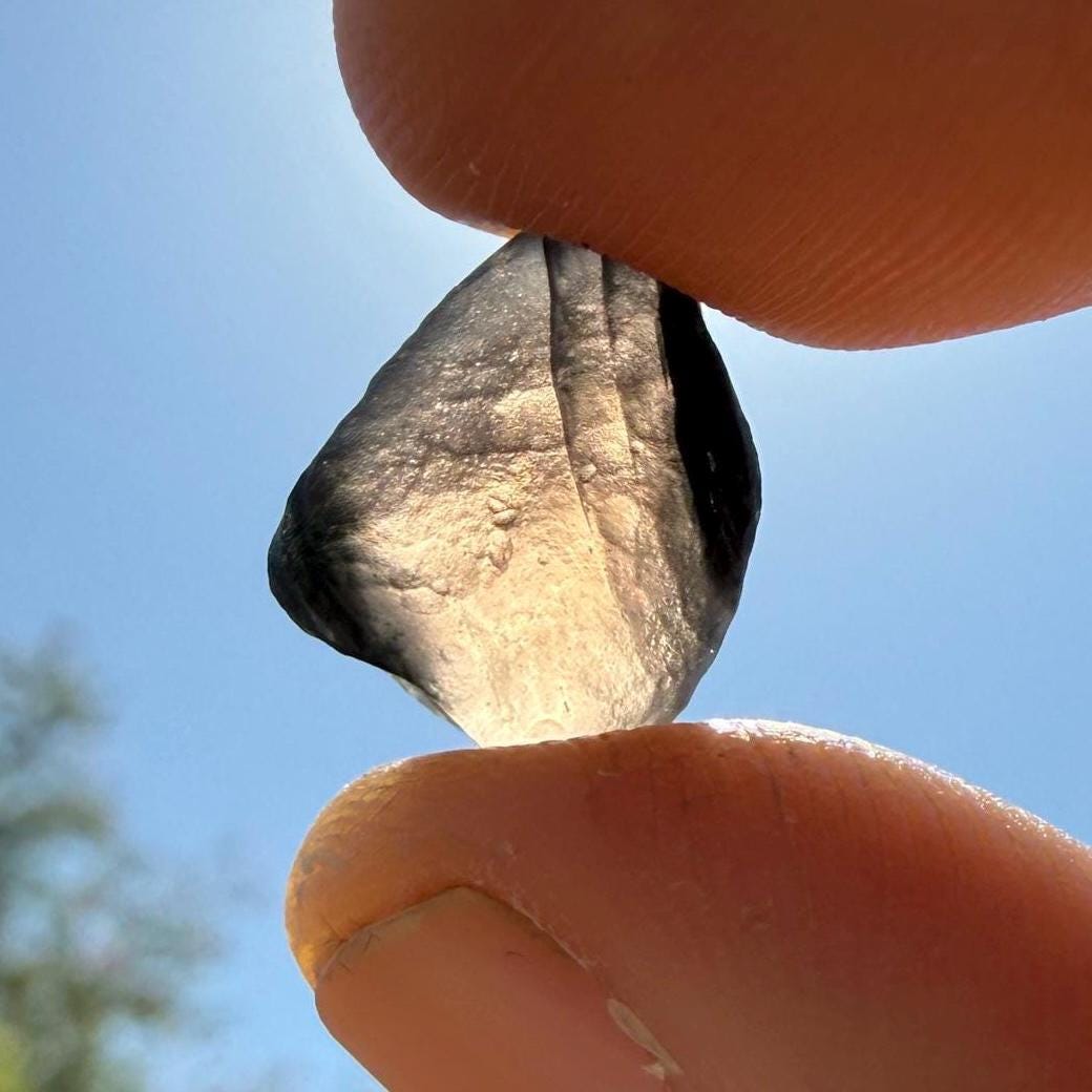 Saffordite Stone, Cintamani, Rare and Beautiful, Shamanic, Arizona, Pseudotektite, Obsidian, Metaphysical, 1.22 grams