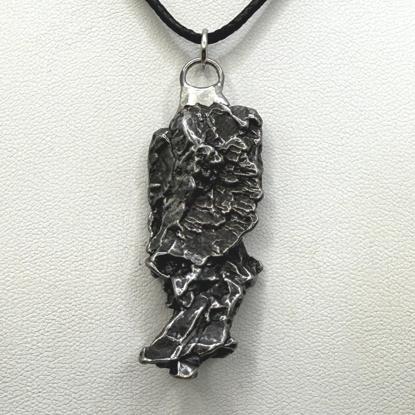 Campo del Cielo Meteorite Pendant: Authentic Iron Meteorite Jewelry, Space Gift, 19.92 grams