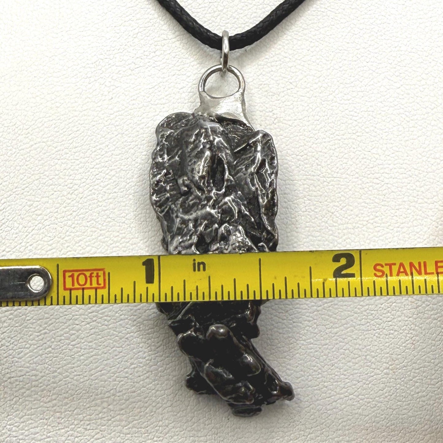 Campo del Cielo Meteorite Pendant: Authentic Iron Meteorite Jewelry, Space Gift, 19.92 grams