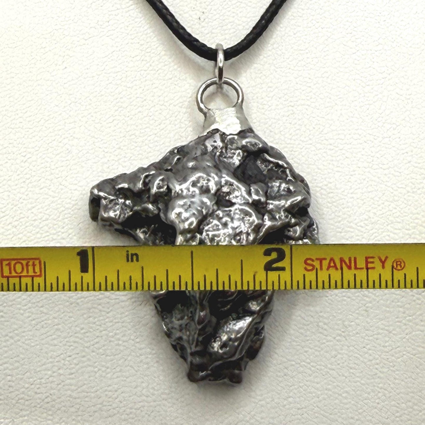 Campo del Cielo Meteorite Pendant: Authentic Iron Meteorite Jewelry, Space Gift, 24.47 grams