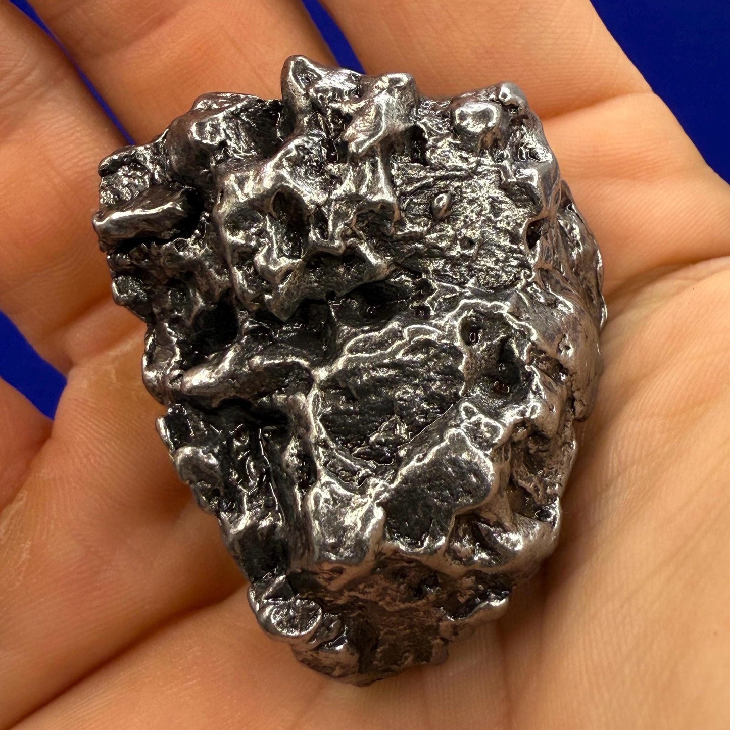 Campo del Cielo Iron Meteorite Specimen: Moving Piece, Authentic Meteorite, Space Gift, 117.31 grams