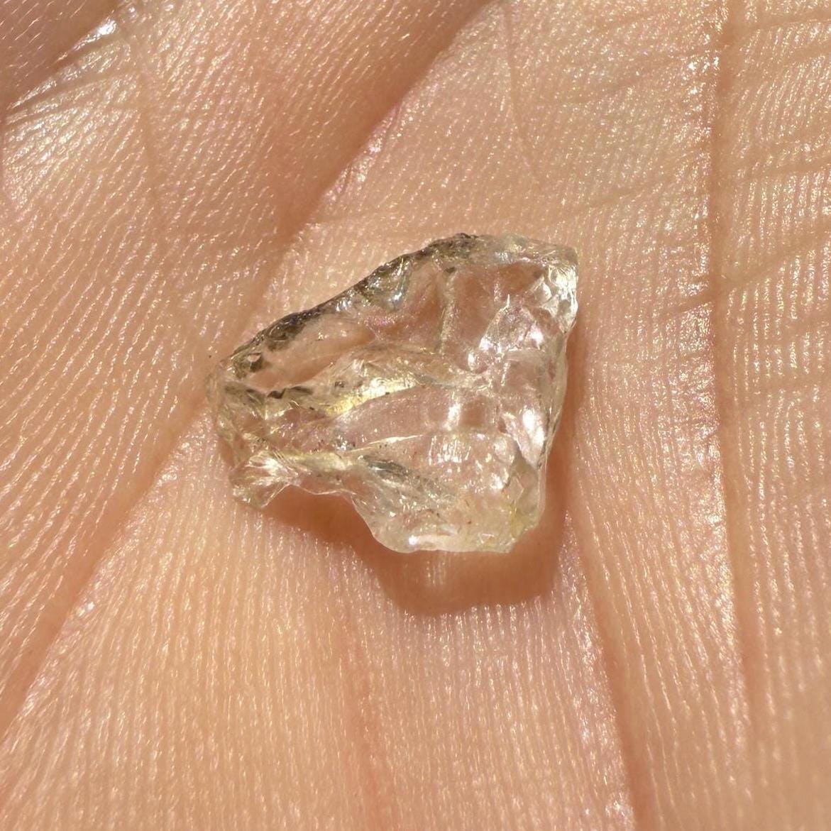 Brazilian Phenacite Crystal: High Vibration Meditation Stone, 0.64g/3.2ct
