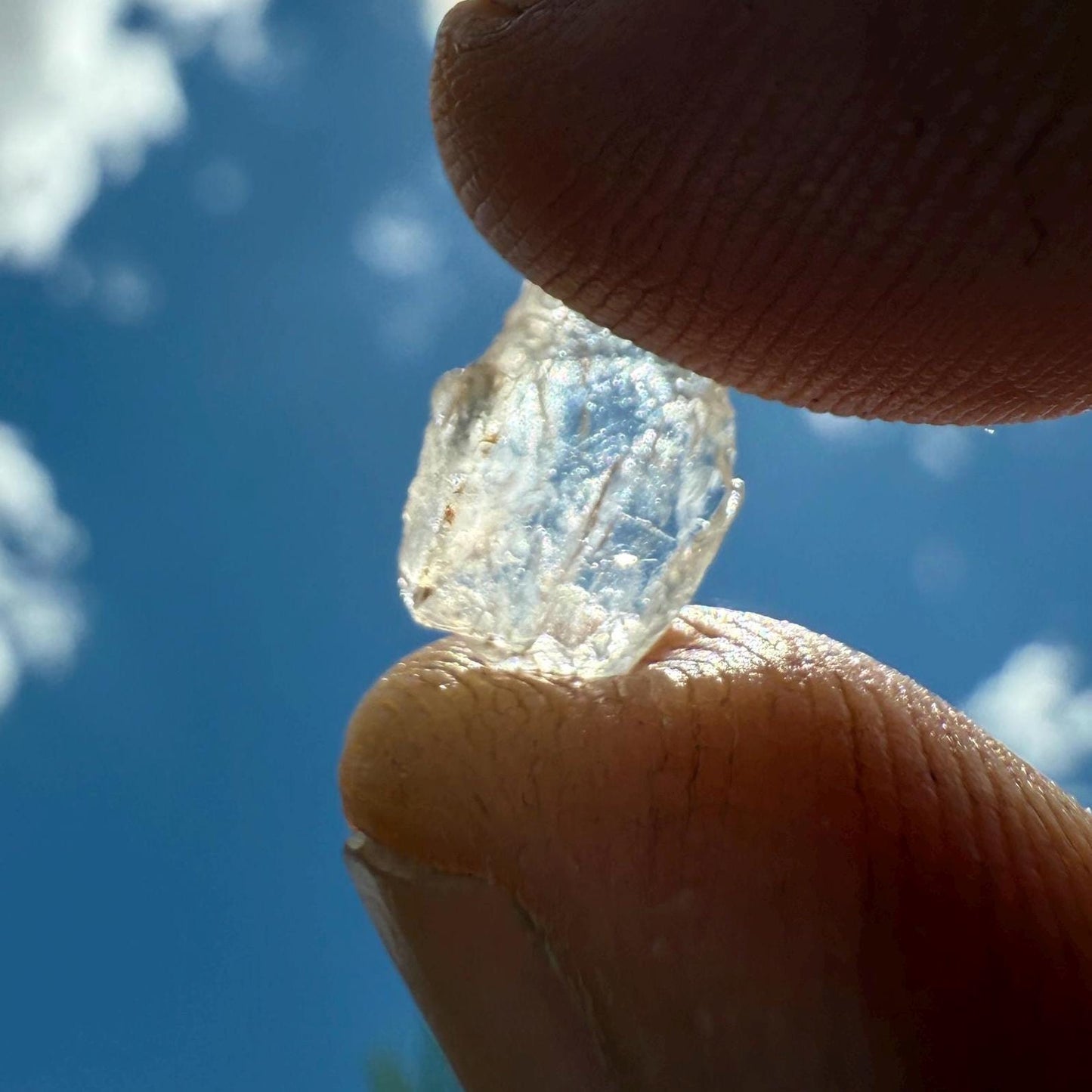 Nigerian Phenacite Crystal: Authentic Gemstone for Meditation 0.25g/1.25ct