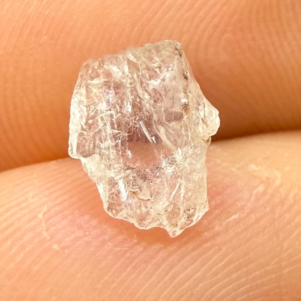 Nigerian Phenacite Crystal: Authentic Gemstone for Meditation 0.25g/1.25ct