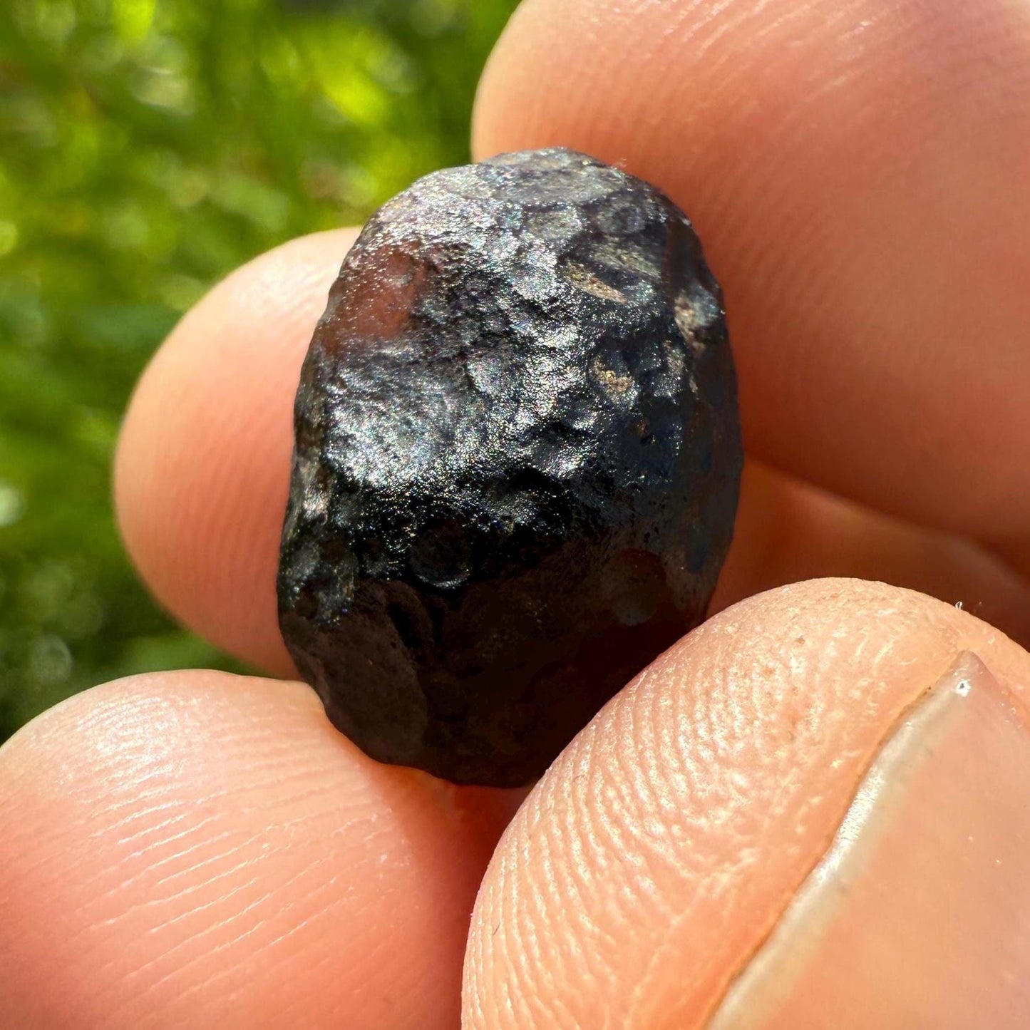 Saffordite Stone: Rare Cintamani, Arizona Tektite - 2.77 Grams