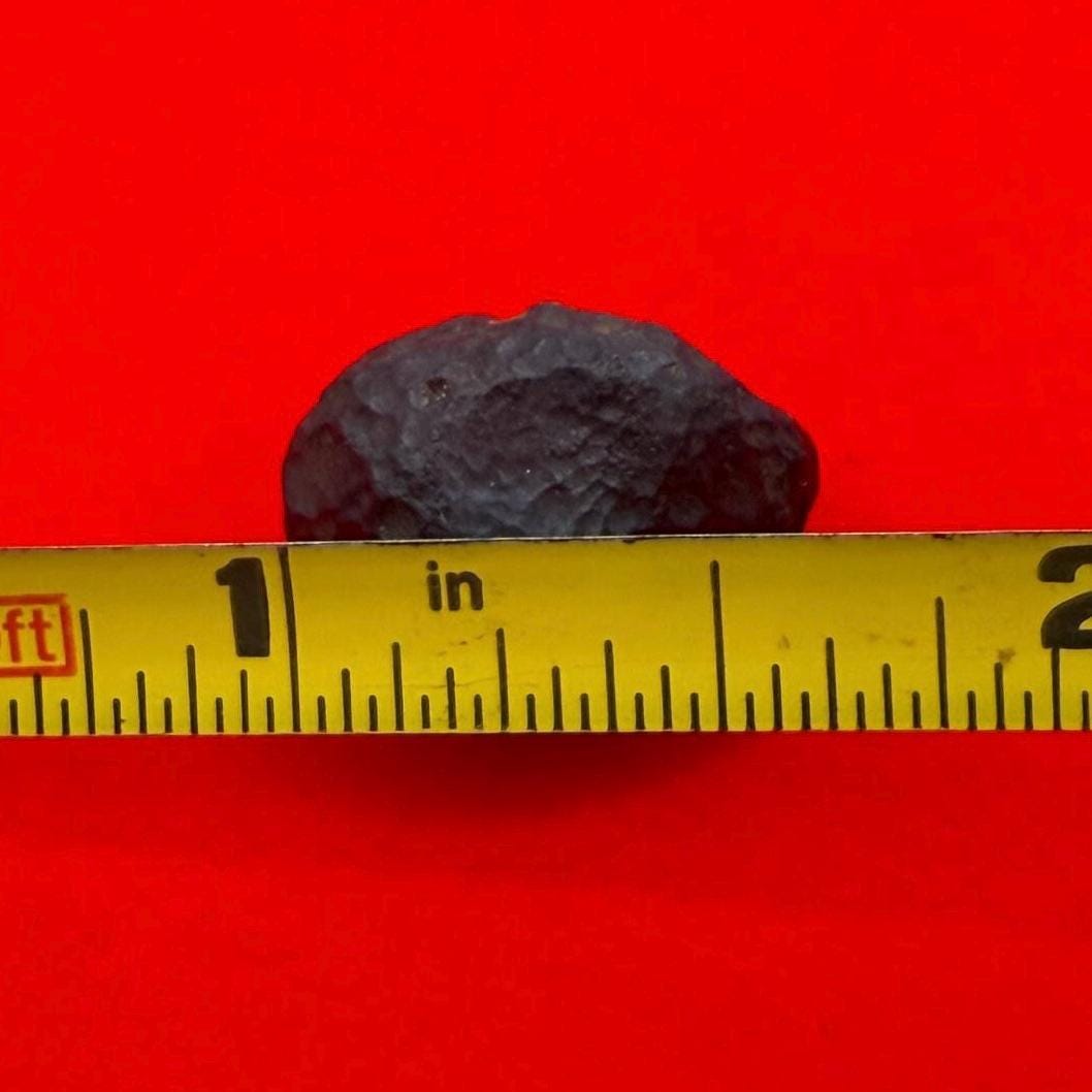 Saffordite Stone: Rare Cintamani, Arizona Tektite - 2.77 Grams
